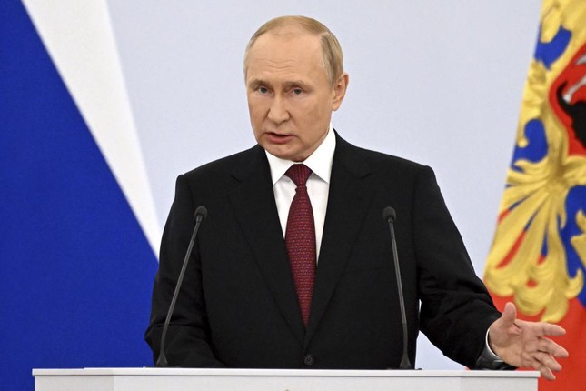 Tổng thống Putin phát biểu chào mừng 4 vùng lãnh thổ mới sáp nhập Nga - Ảnh 1.