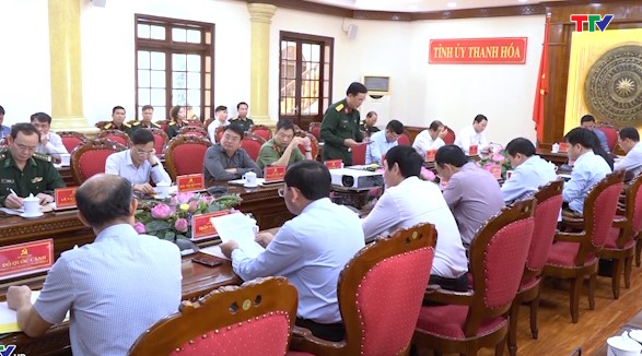 Kiểm tra tổng thể công tác chuẩn bị diễn tập Khu vực phòng thủ tỉnh Thanh Hoá - Ảnh 2.