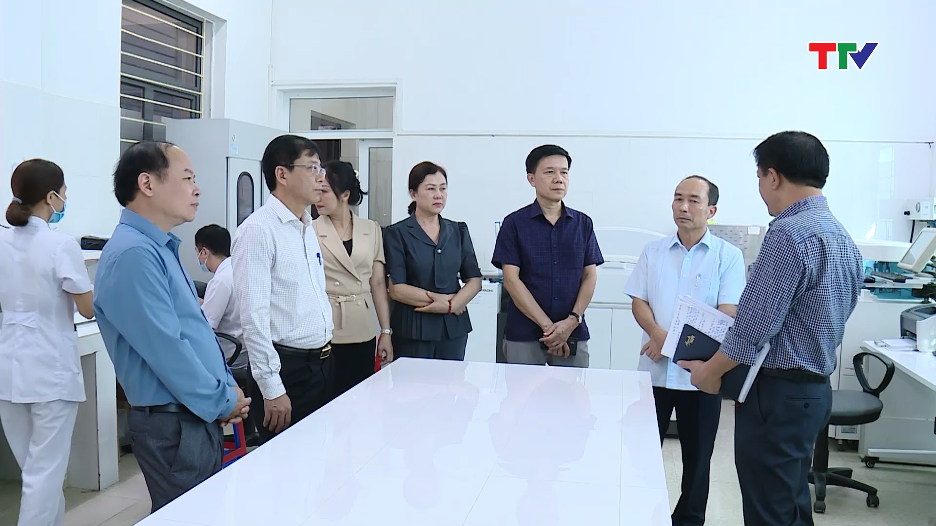 Thường trực HĐND tỉnh giám sát về hoạt động của hệ thống y tế cơ sở trên địa bàn huyện Quảng Xương - Ảnh 1.