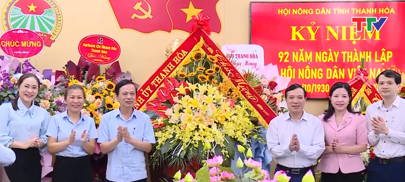 Phó Bí thư Thường trực Tỉnh uỷ Lại Thế Nguyên chúc mừng kỷ niệm 92 năm ngày thành lập Hội nông dân Việt Nam - Ảnh 3.