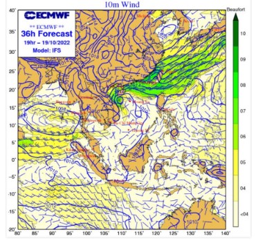 Cảnh báo gió mạnh trên vùng biển Thanh Hóa đêm 18, ngày 19/10 - Ảnh 1.