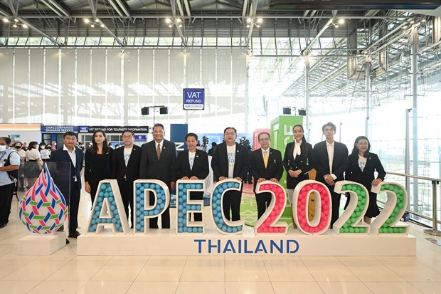 Triển lãm quảng bá APEC 2022 tại sân bay quốc tế Suvarnabhumi, Thái Lan - Ảnh 1.