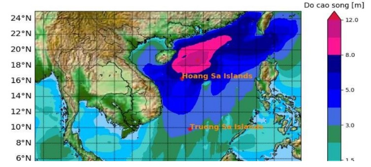 Dự báo sóng lớn trên vùng biển Thanh Hoá ngày 21/10 - Ảnh 2.
