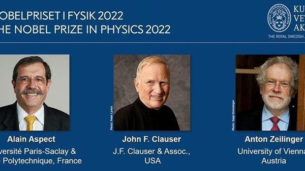 Nobel Vật lý 2022 xướng tên 3 nhà vật lý lượng tử - Ảnh 1.