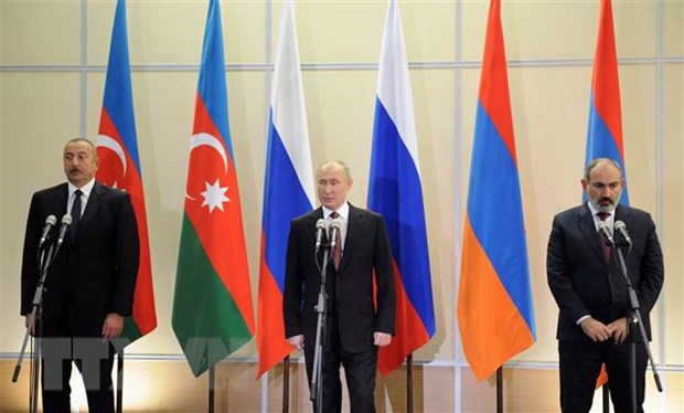 Hội nghị thượng đỉnh ở Sochi, Nga: Armenia, Azerbaijan nhất trí giải quyết các tranh chấp - Ảnh 1. Hội nghị thượng đỉnh ở Sochi, Nga: Armenia, Azerbaijan nhất trí giải quyết các tranh chấp - Ảnh 1.