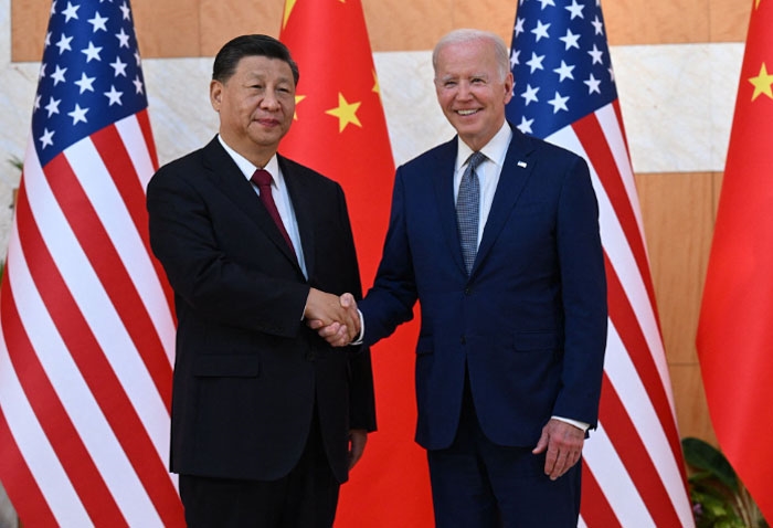 Tổng thống Mỹ lần đầu gặp trực tiếp Chủ tịch Trung Quốc - Ảnh 1.