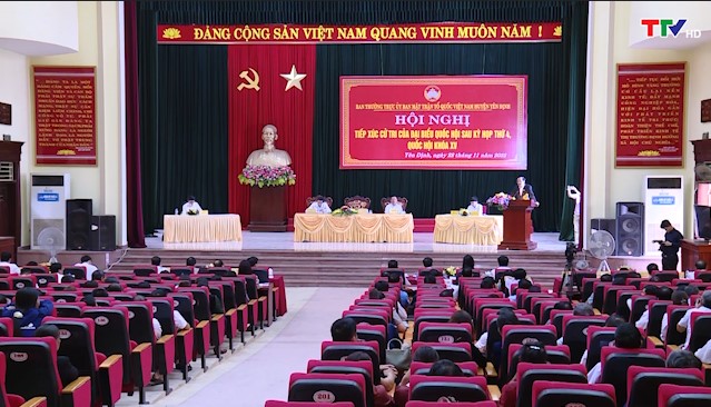 Đại biểu Quốc hội tiếp xúc cử tri huyện Yên Định và Vĩnh Lộc - Ảnh 1.