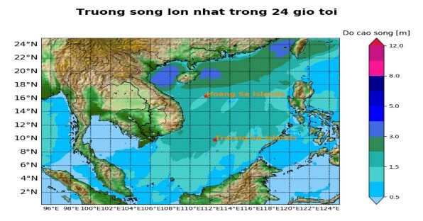 Thanh Hoá: dự báo sóng lớn trên vùng biển ngày 29/11 - Ảnh 2.