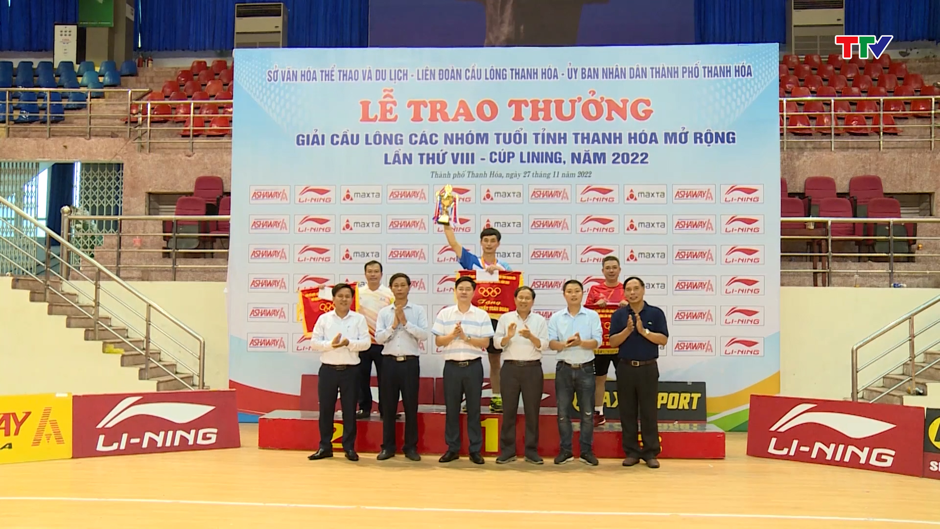 Giải Cầu lông các nhóm tuổi tỉnh Thanh Hoá mở rộng lần thứ VIII - Cúp Lining, năm 2022 - Ảnh 3.