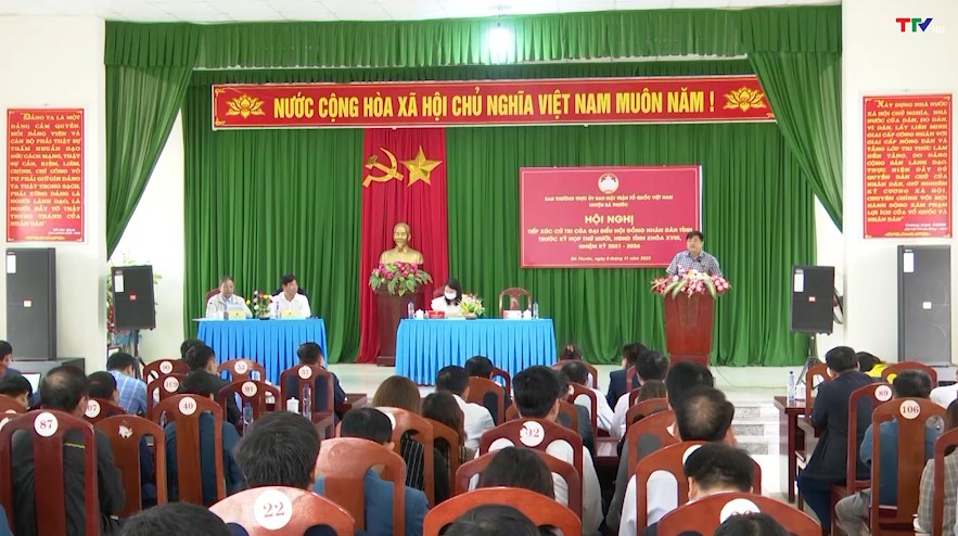 Tổ đại biểu HĐND tỉnh tiếp xúc cử tri trước kỳ họp thứ 10 tại huyện Bá Thước - Ảnh 1.