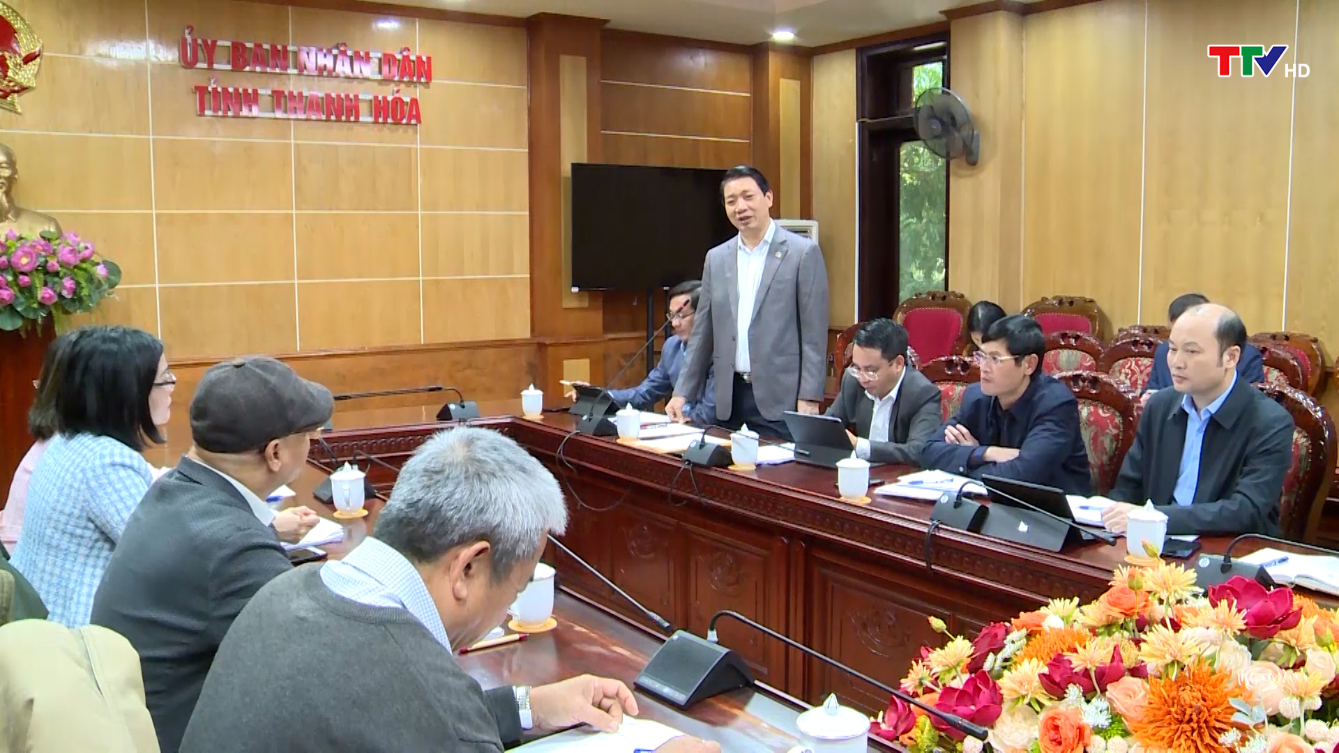 Phó Chủ tịch UBND tỉnh Lê Đức Giang làm việc với Đoàn thiết kế dự án IFAD - Ảnh 2.