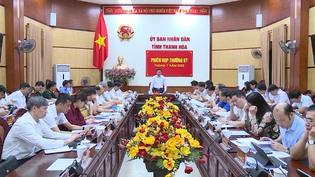 UBND tỉnh Thanh Hóa họp phiên thường kỳ tháng 7/2022 - Ảnh 1.