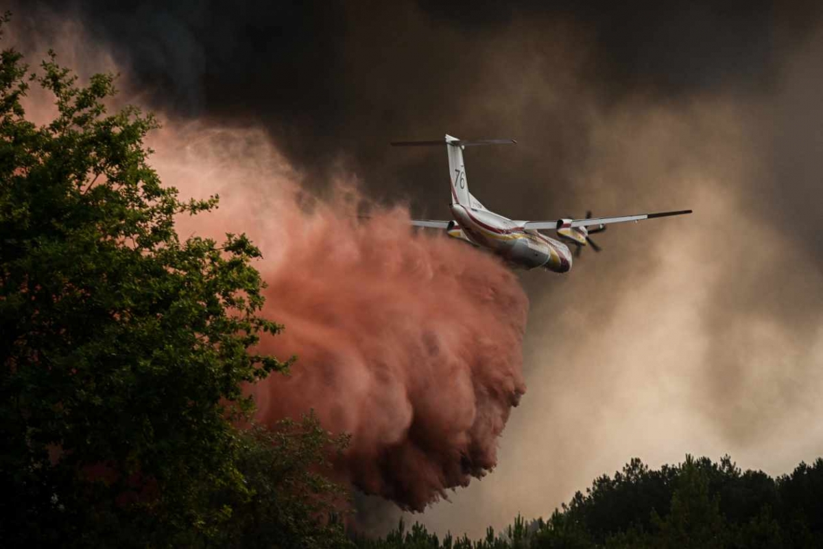 Châu Âu hỗ trợ Pháp dập tắt các đám cháy rừng lan rộng - Ảnh 1.