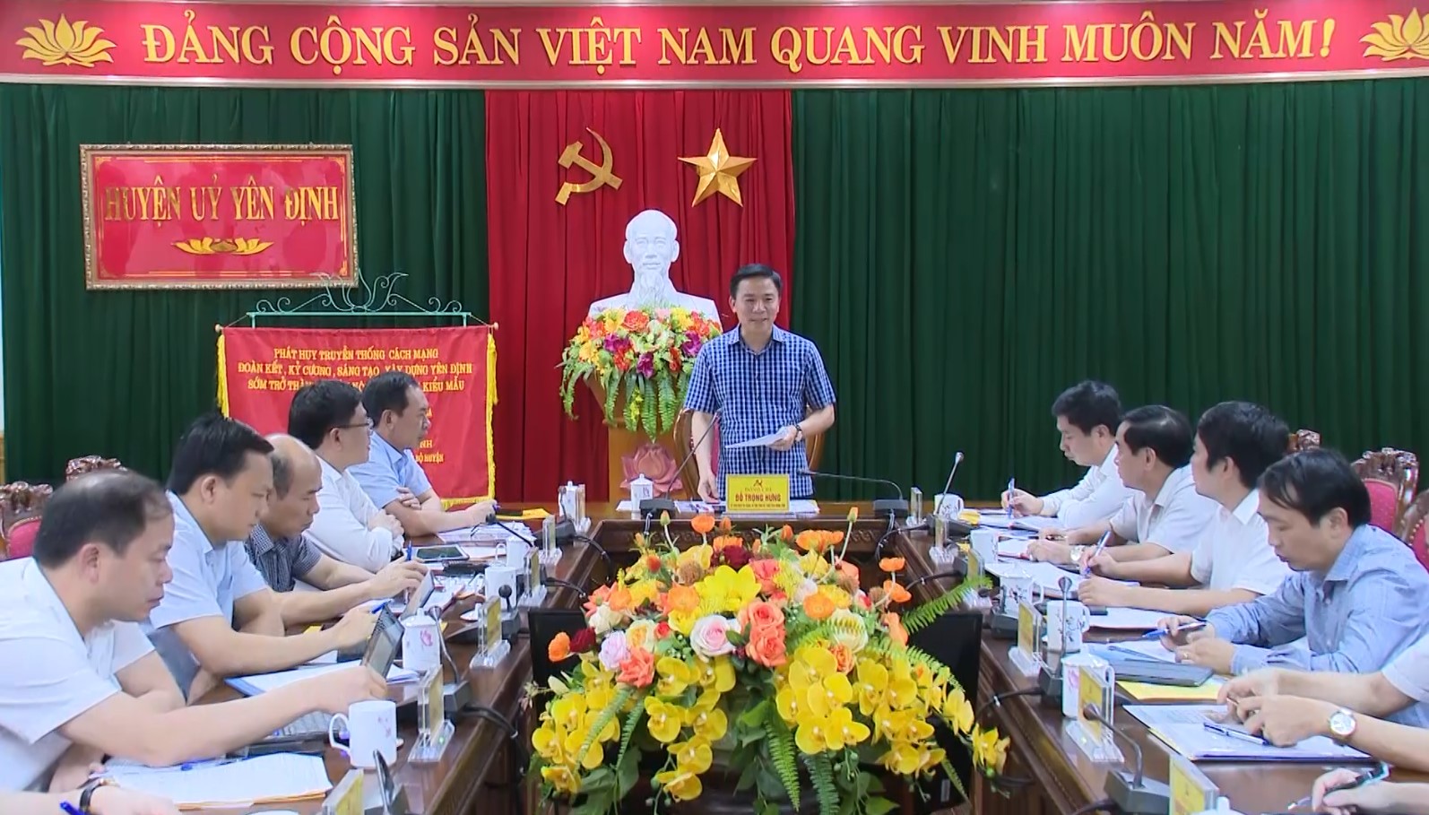 Bí thư Tỉnh ủy Đỗ Trọng Hưng làm việc tại huyện Yên Định - Ảnh 6.