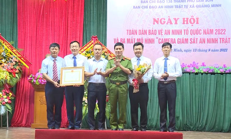 Ngày hội Toàn dân bảo vệ an ninh Tổ quốc xã Quảng Minh, thành phố Sầm Sơn - Ảnh 1.