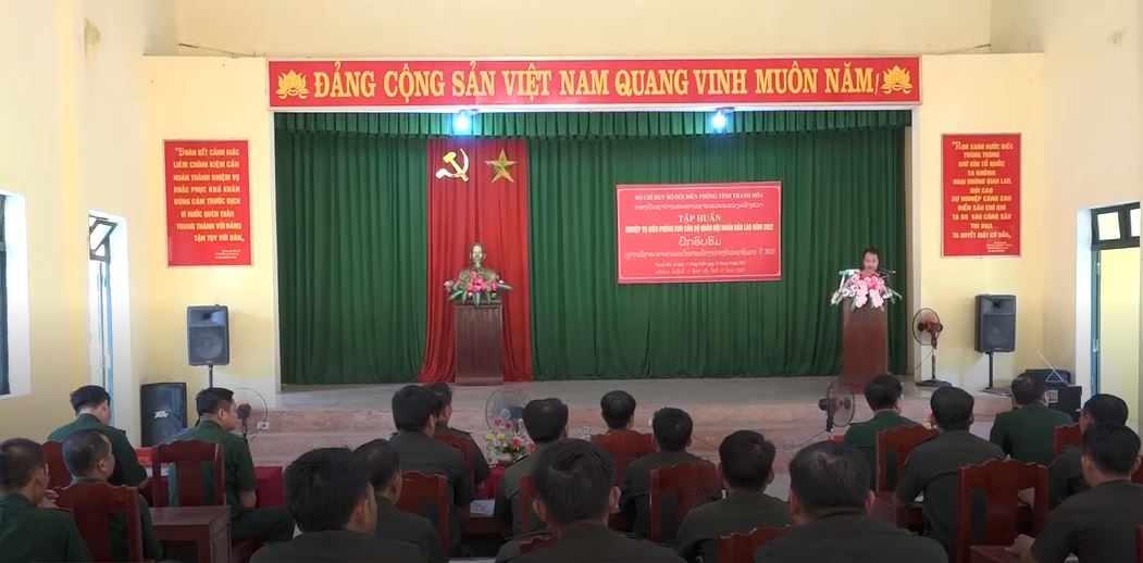 Khai mạc tập huấn nghiệp vụ Biên phòng cho cán bộ Quân đội nhân dân Lào - Ảnh 2.