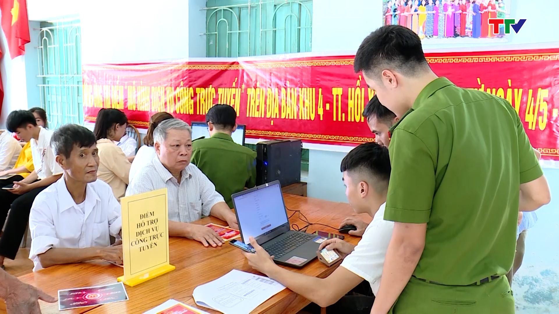 Mô hình “Điểm dịch vụ công trực tuyến” tại huyện Quan Hoá - Ảnh 3.