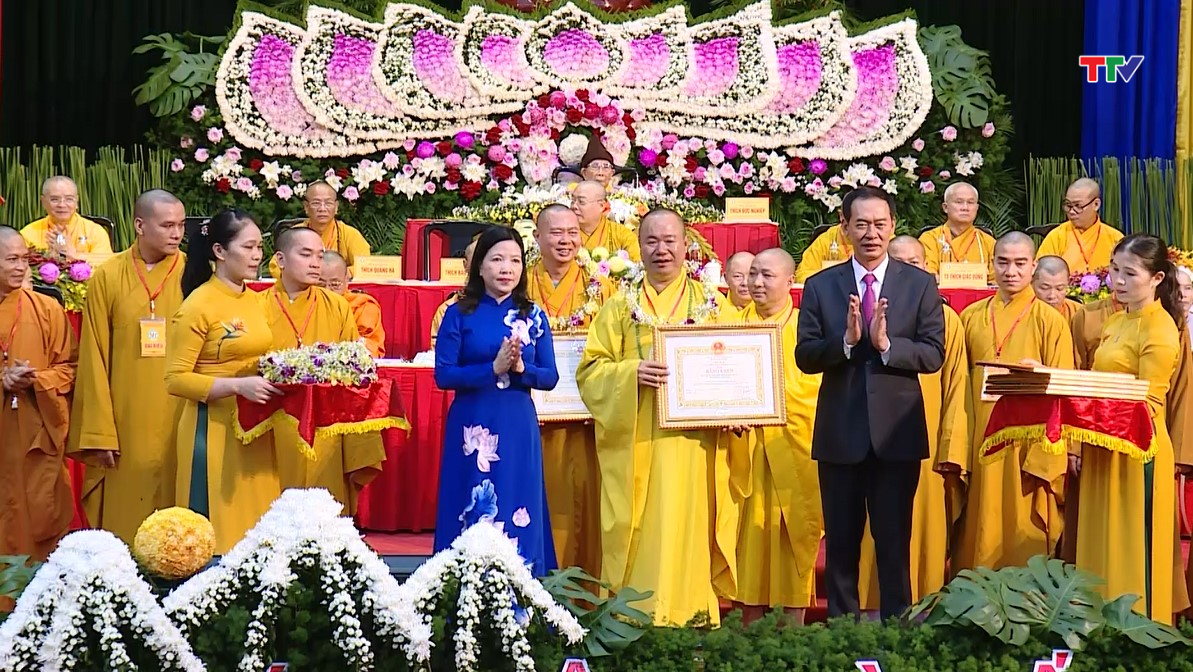 Đại hội đại biểu Giáo hội Phật giáo tỉnh Thanh Hóa lần thứ VIII, nhiệm kỳ 2022-2027 - Ảnh 5.