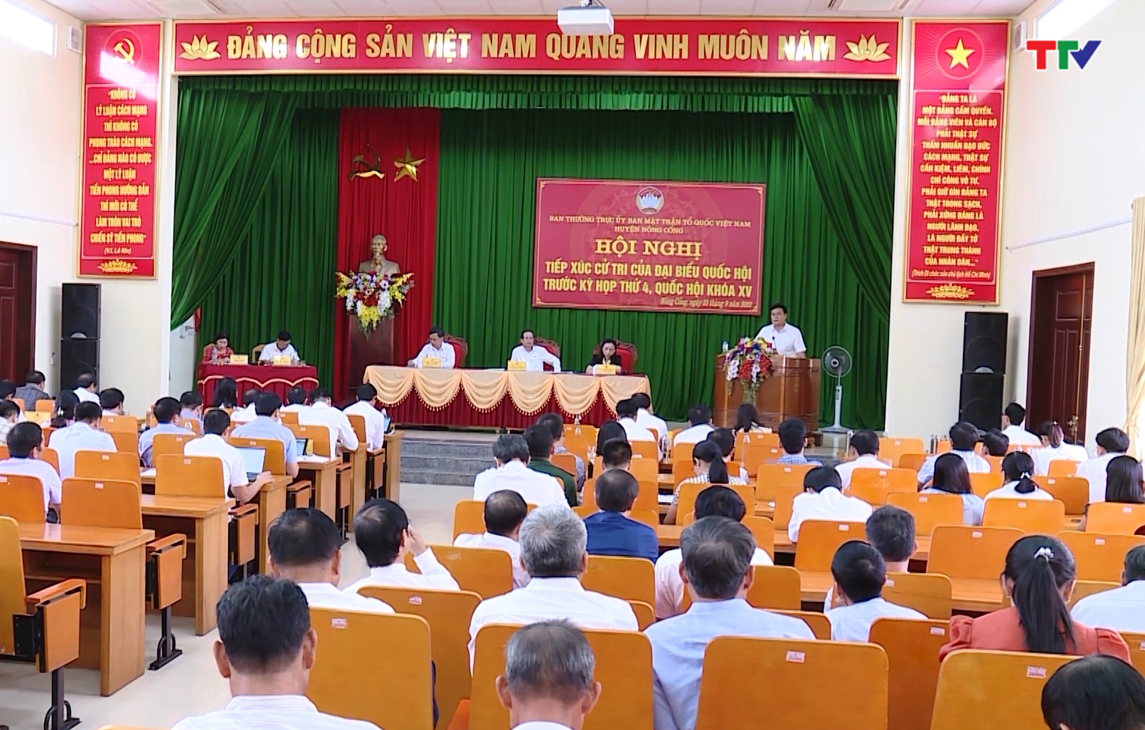 Bộ trưởng Bộ Lao động - Thương binh và Xã hội Đào Ngọc Dung tiếp xúc cử tri huyện Nông Cống, Như Thanh - Ảnh 2.