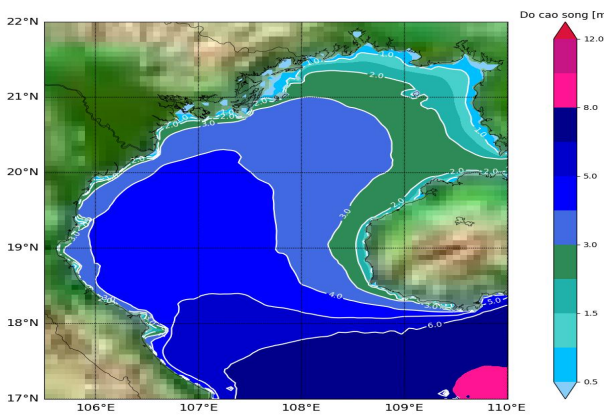 Cảnh báo sóng lớn trên khu vực biển Bắc Trung Bộ - Ảnh 1.