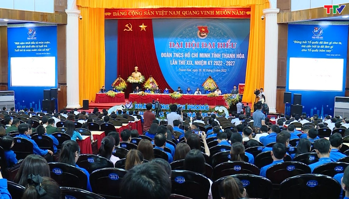 Đại hội đại biểu Đoàn TNCS Hồ Chí Minh tỉnh Thanh Hóa lần thứ XIX, nhiệm kỳ 2022 - 2027 - Ảnh 2.