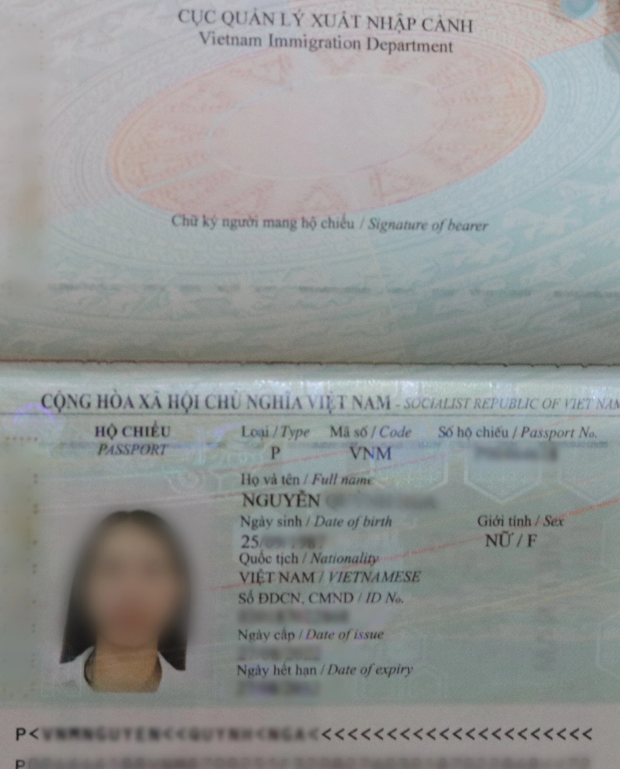 Khi nào được bổ sung nơi sinh vào hộ chiếu mẫu mới?