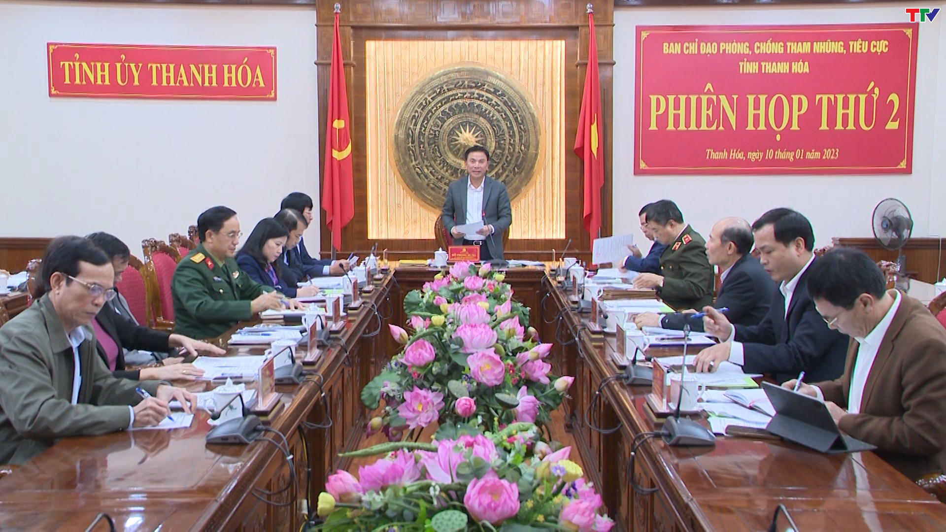 Phiên họp thứ hai Ban Chỉ đạo phòng, chống tham nhũng tiêu cực tỉnh Thanh Hoá - Ảnh 4.
