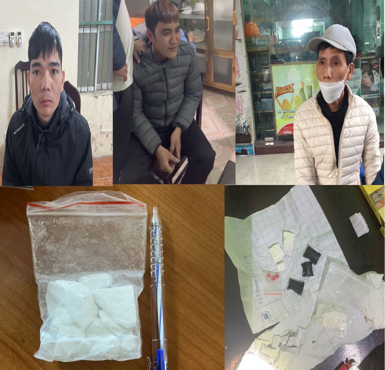 Công an thành phố Thanh Hóa triệt xóa 3 điểm mua bán trái phép chất ma túy - Ảnh 1.