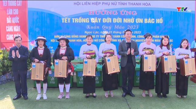 Hội liên hiệp Phụ nữ tỉnh Thanh Hóa hưởng ứng Tết trồng cây - Ảnh 2.