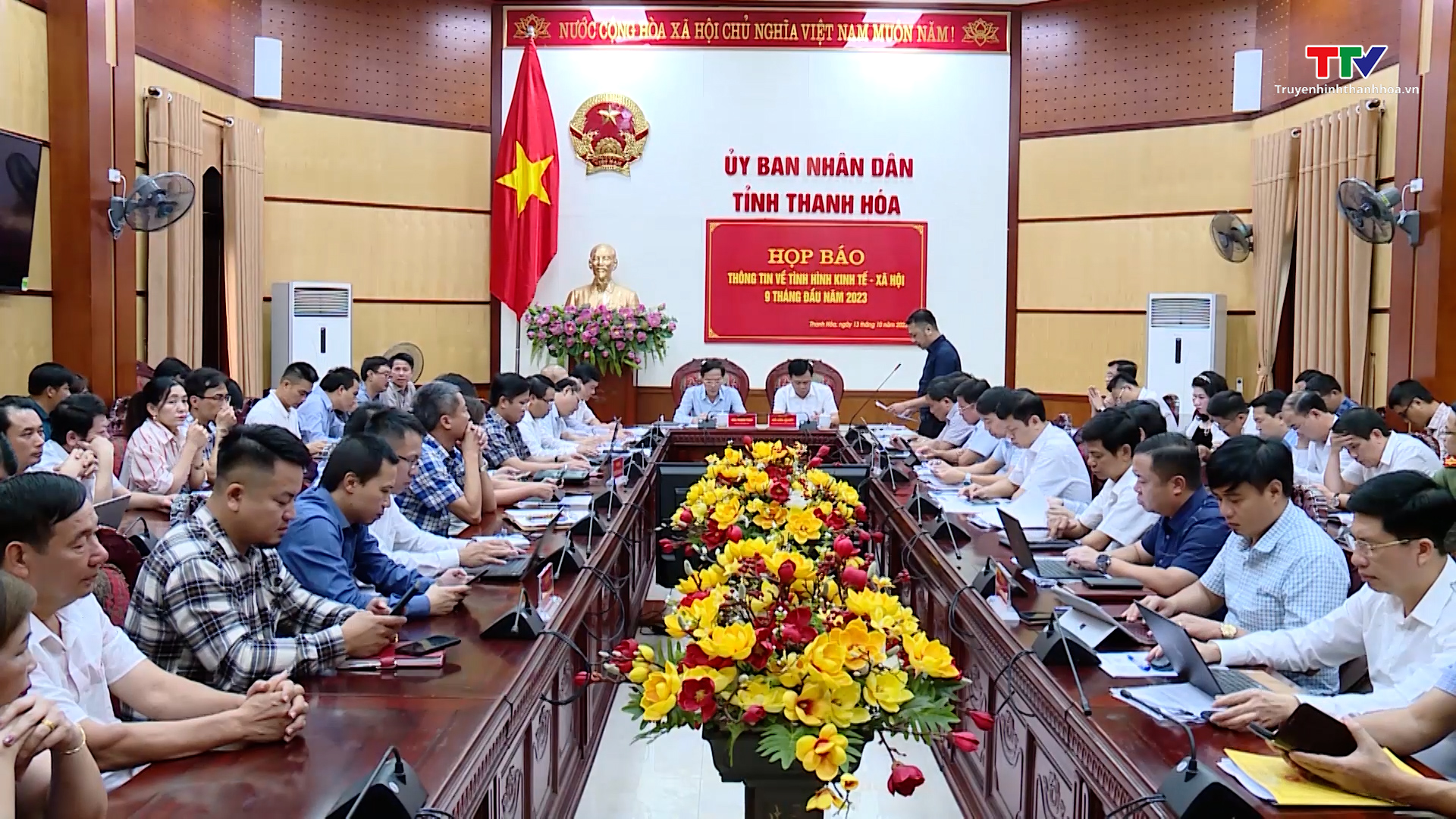 Ủy ban Nhân dân tỉnh Thanh Hóa họp báo thường kỳ quý III năm 2023 - Ảnh 2.