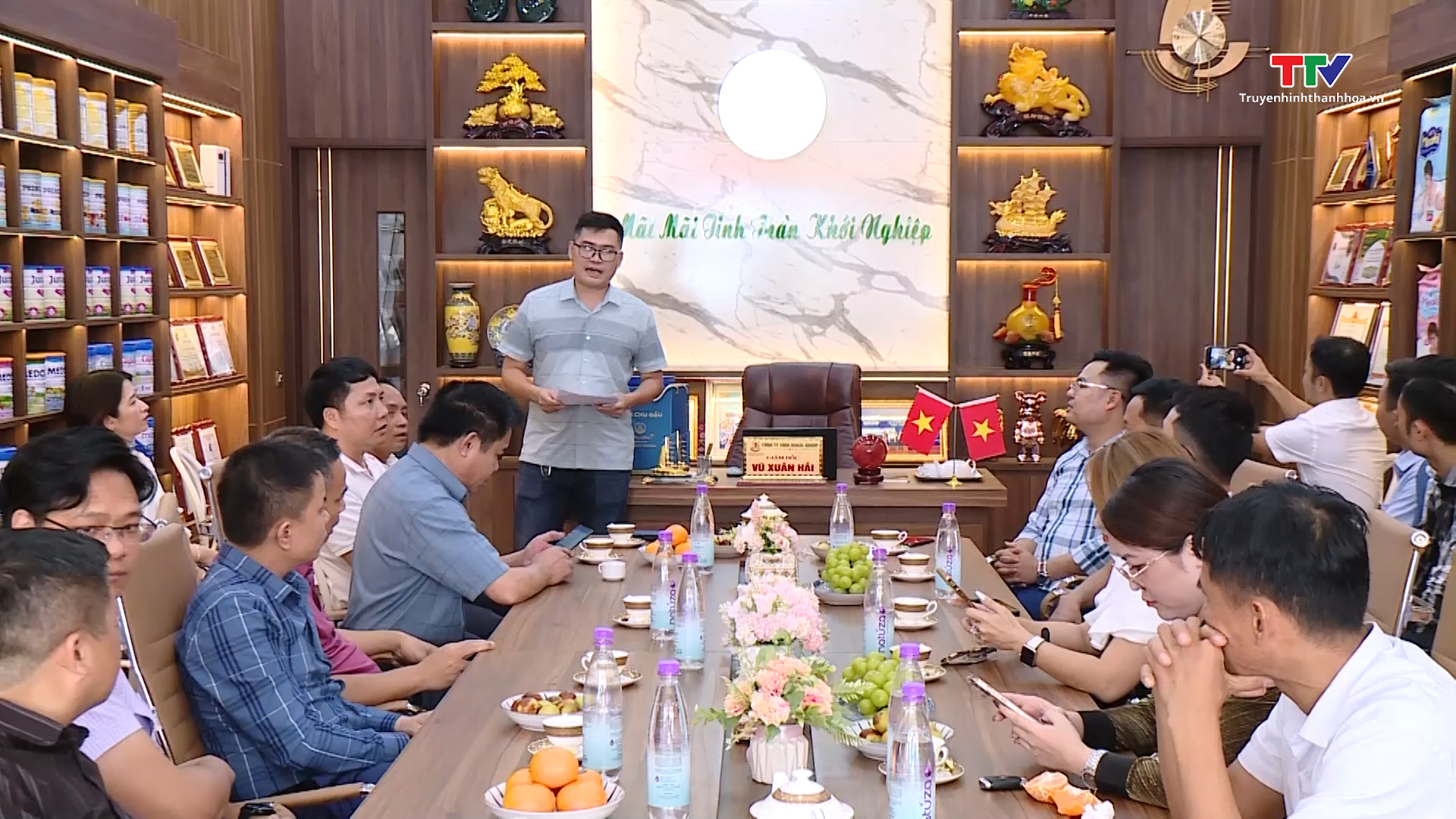 Hiệp hội Doanh nghiệp thành phố Thanh Hoá thăm kết nối hội viên - Ảnh 2.