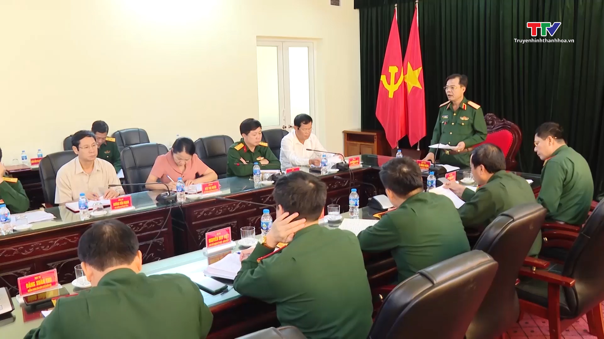 Kiểm tra công tác quốc phòng địa phương tại tỉnh Thanh Hóa - Ảnh 2.