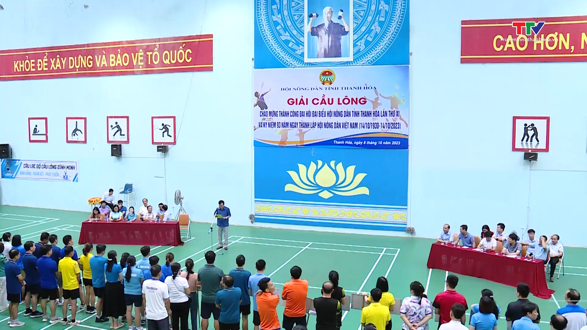 Giải cầu lông Hội Nông dân tỉnh Thanh Hóa năm 2023 - Ảnh 2.