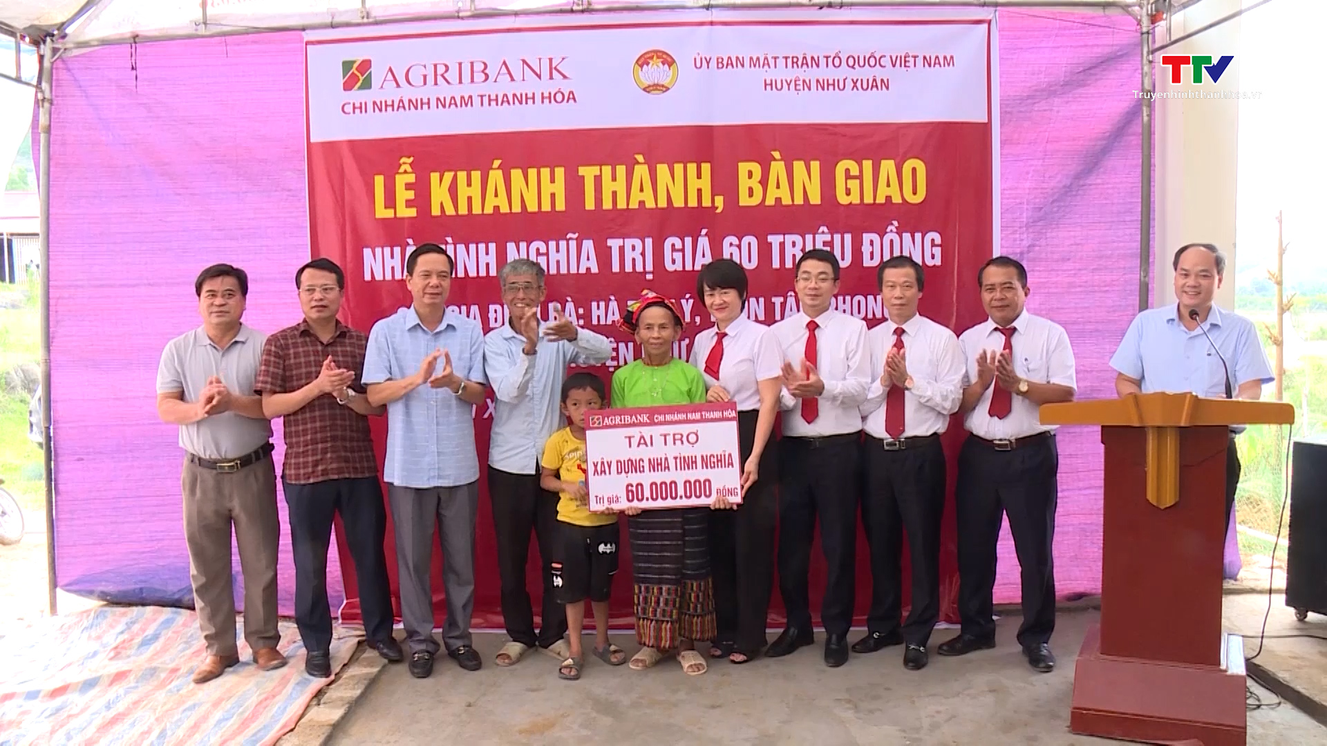 Agribank Nam Thanh Hóa hỗ trợ xây nhà tình nghĩa - Ảnh 2.