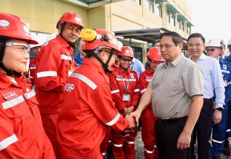 Thủ tướng Phạm Minh Chính thăm các dự án, công trình trọng điểm tại Thanh Hóa- Ảnh 1.