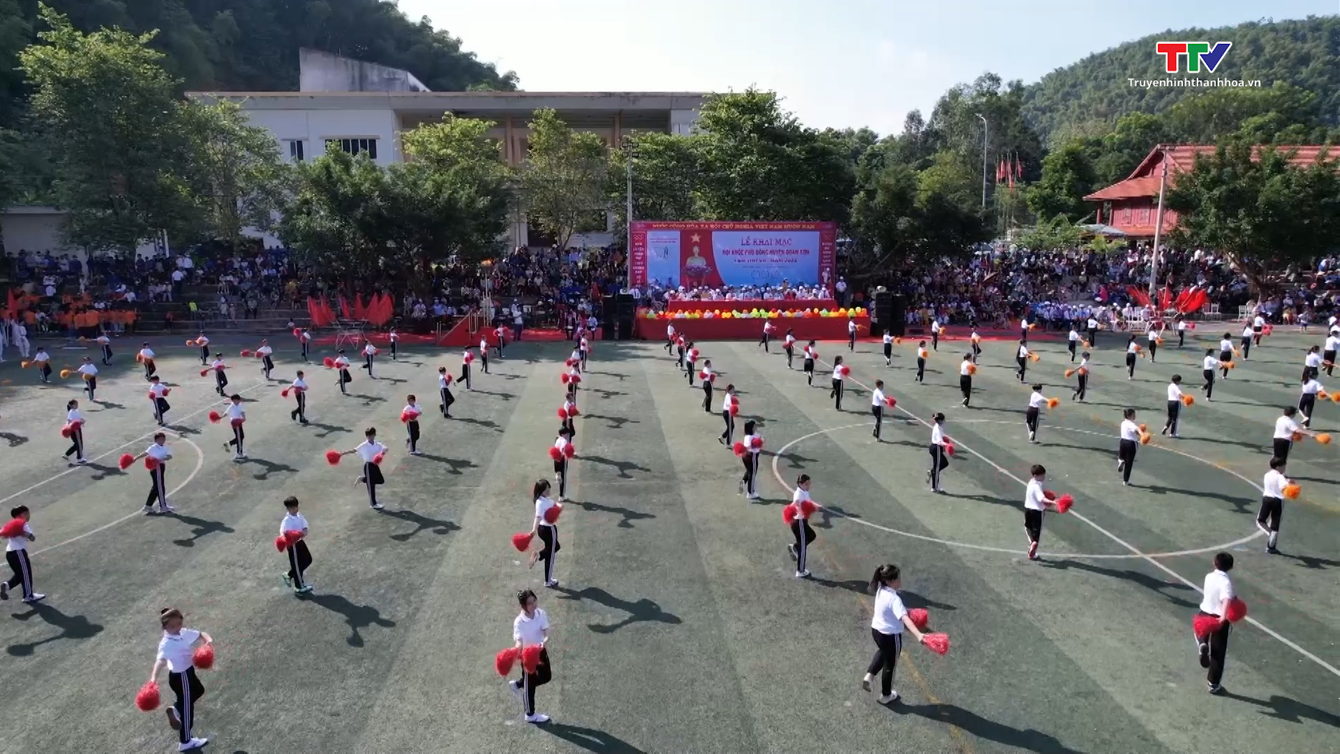 Khai mạc Hội khỏe Phù Đổng huyện Quan Sơn lần thứ VII năm 2023- Ảnh 1.