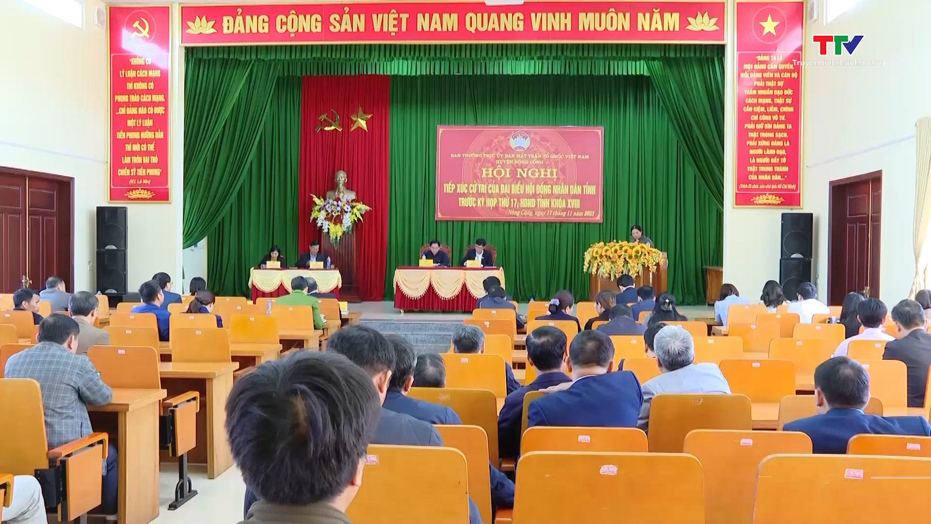 Hội đồng Nhân dân tỉnh tiếp xúc cử tri huyện Nông Cống- Ảnh 1.