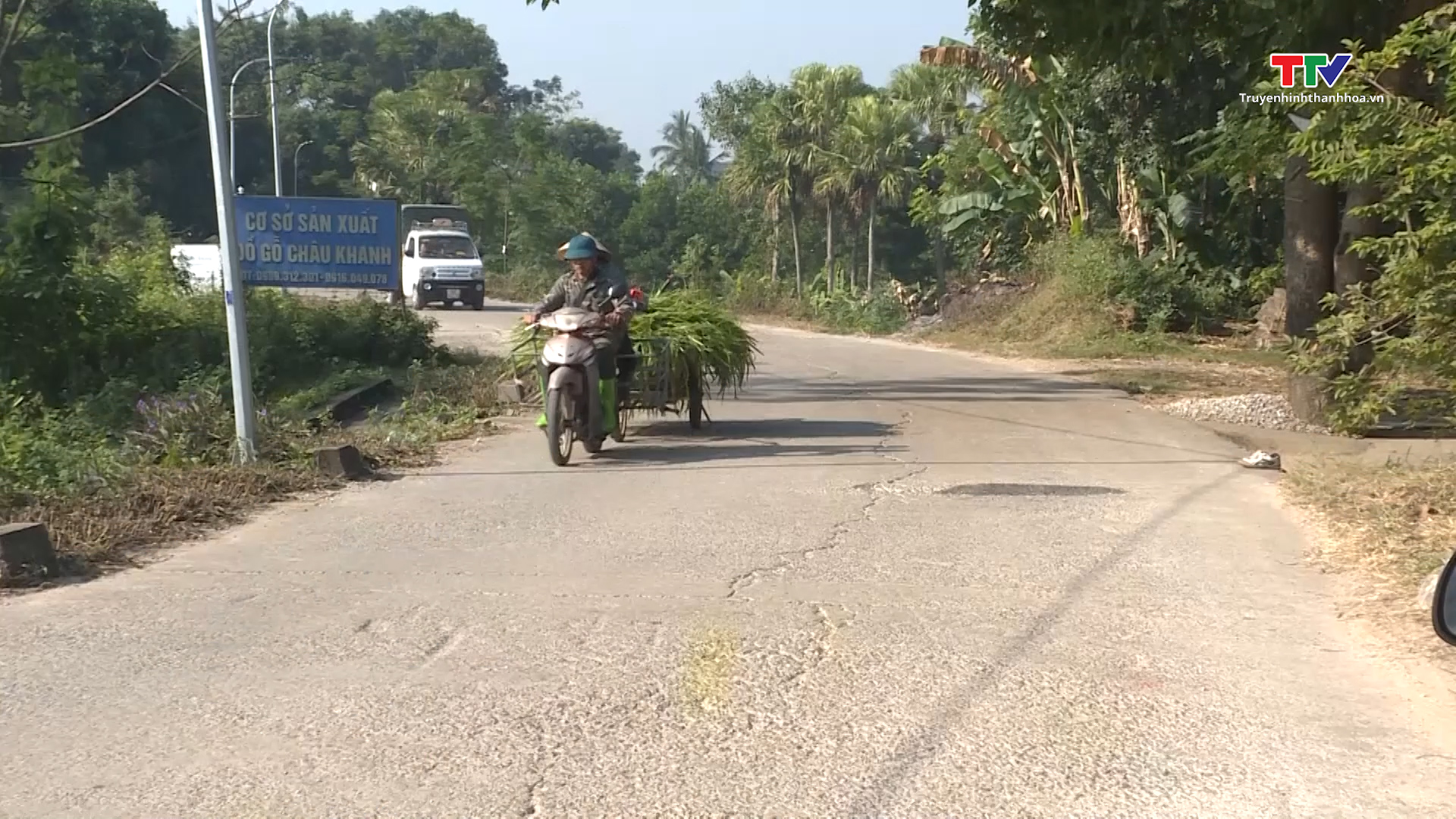 Đê hữu sông Lạch Trường, đoạn qua thị trấn Bút Sơn xuống cấp tiềm ẩn nguy cơ mất an toàn giao thông- Ảnh 1.