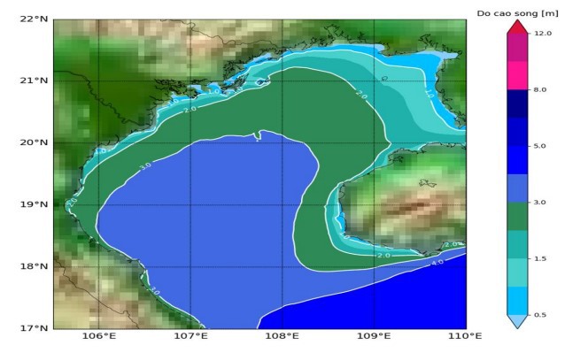 Cảnh báo, dự báo sóng lớn trên vùng biển Thanh Hóa (ngày 30/11)