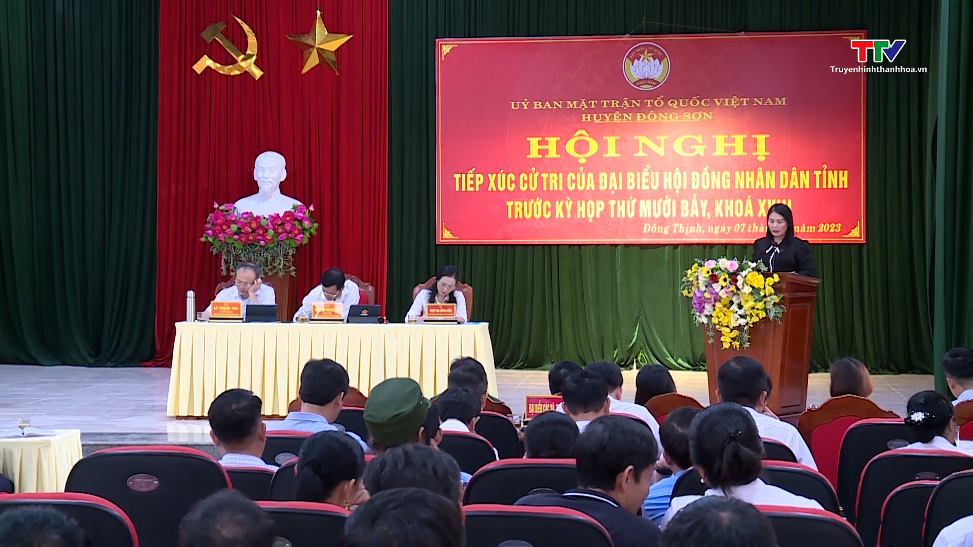Tổ Đại biểu Hội đồng Nhân dân tỉnh tiếp xúc cử tri huyện Đông Sơn - Ảnh 3.