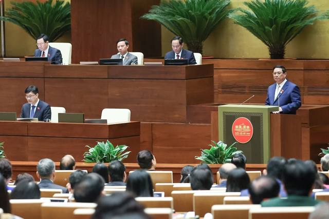 Sáng nay, Thủ tướng Phạm Minh Chính trả lời chất vấn tại Quốc hội - Ảnh 1.