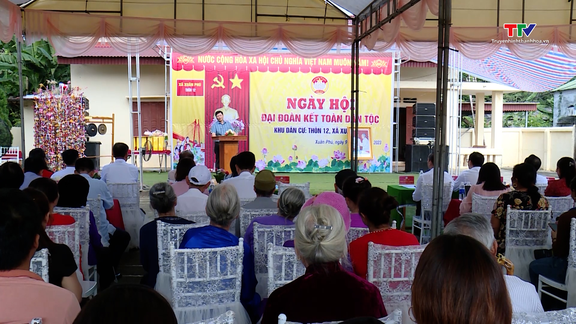 Phó Chủ tịch UBND tỉnh Mai Xuân Liêm dự Ngày hội Đại đoàn kết tại huyện Thọ Xuân - Ảnh 3.