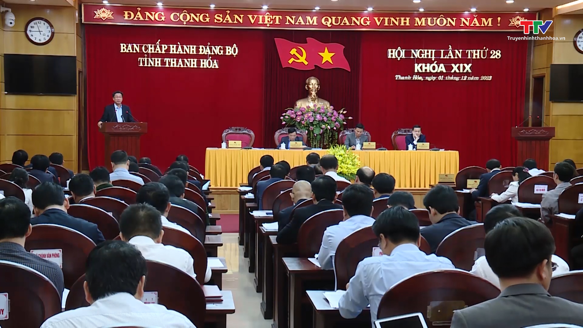 Hội nghị Ban Chấp hành Đảng bộ tỉnh Thanh Hóa lần thứ 28- Ảnh 1.