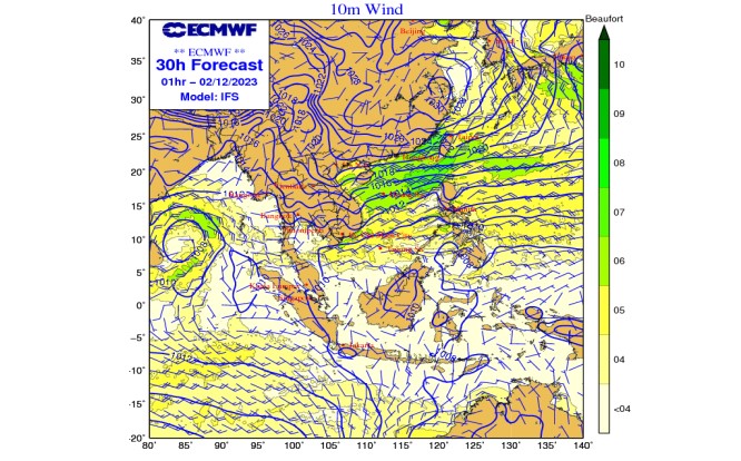 Dự báo gió mạnh trên vùng biển Thanh Hoá (ngày 1/12)- Ảnh 1.