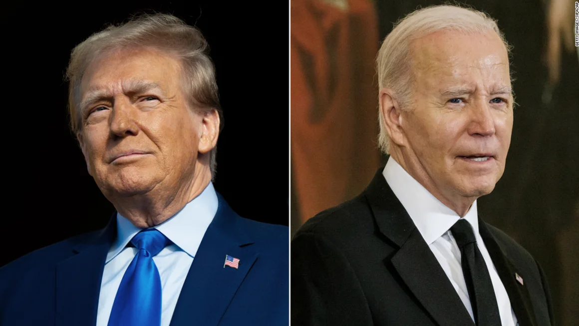 Khảo sát bầu cử Tổng thống Mỹ 2024: Ông Trump tạm dẫn trước đương kim Tổng thống Joe Biden- Ảnh 1.