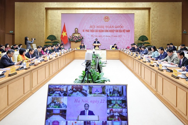 Thủ tướng chủ trì Hội nghị toàn quốc về phát triển các ngành công nghiệp văn hóa Việt Nam- Ảnh 1. Thủ tướng chủ trì Hội nghị toàn quốc về phát triển các ngành công nghiệp văn hóa Việt Nam- Ảnh 1.