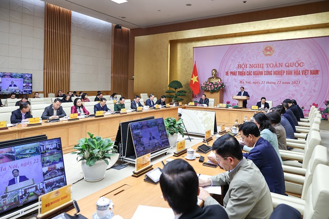 Thủ tướng chủ trì Hội nghị toàn quốc về phát triển các ngành công nghiệp văn hóa Việt Nam- Ảnh 3. Thủ tướng chủ trì Hội nghị toàn quốc về phát triển các ngành công nghiệp văn hóa Việt Nam- Ảnh 3.