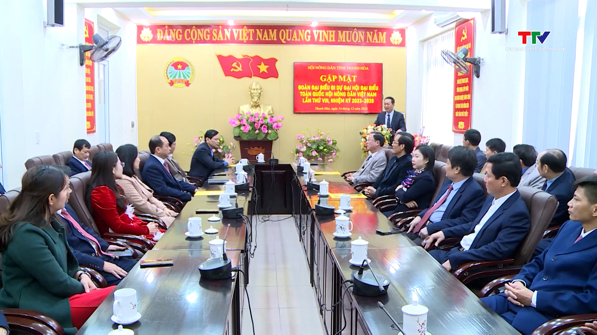 Gặp mặt đoàn đại biểu tỉnh Thanh Hóa dự Đại hội lần thứ VIII Hội Nông dân Việt Nam- Ảnh 1.