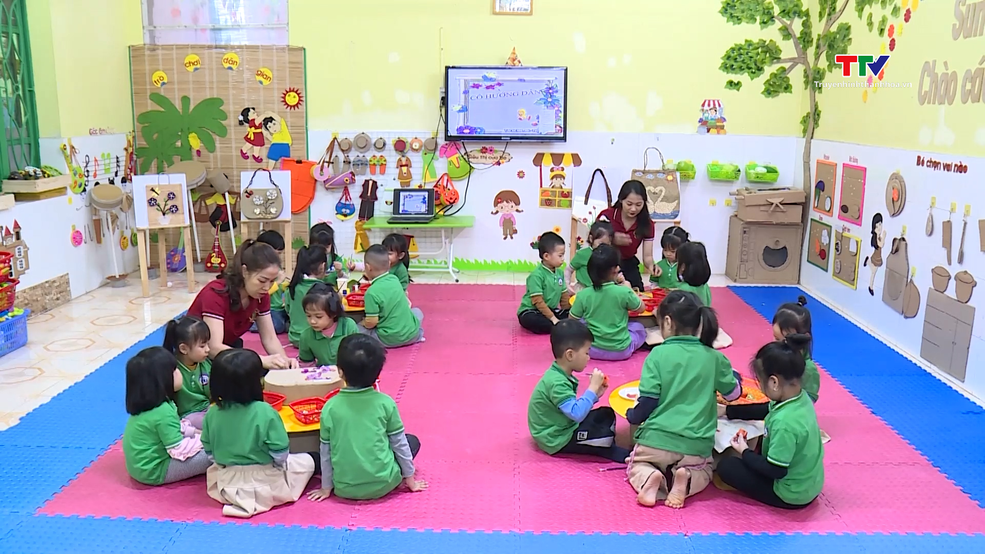 Thành phố Thanh Hóa triển khai phương pháp dạy học STEM vào bậc học mầm non
- Ảnh 1.