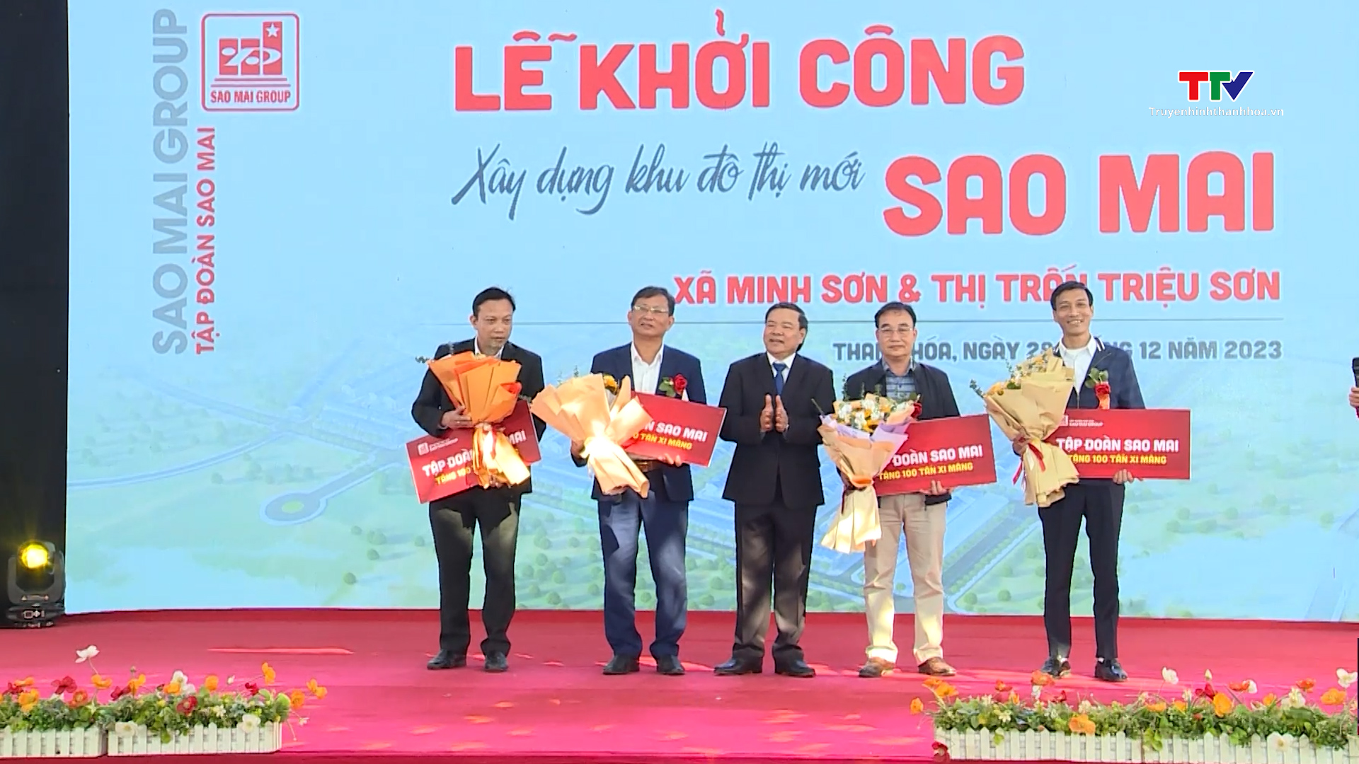 Tập đoàn Sao Mai khởi công xây dựng dự án Khu đô thị mới tại huyện Triệu Sơn- Ảnh 3.